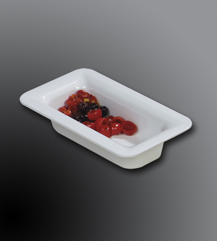 Melamine Display Food Pan 1/3 Size x 2.5"D